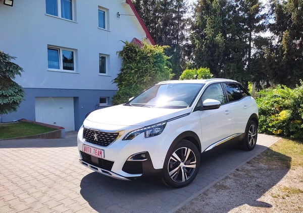 Peugeot 3008 cena 81900 przebieg: 186380, rok produkcji 2019 z Lipsko małe 497